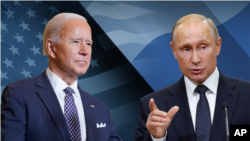 Biden Putin collage